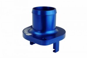 Ford F-350 Thermostat Housing - Sinister Diesel - Sinister Diesel - Blue Anodized - `03-`07 Ford F-350 Thermostat Housing - Sinister Diesel - Sinister Diesel - Blue Anodized - `03-`07